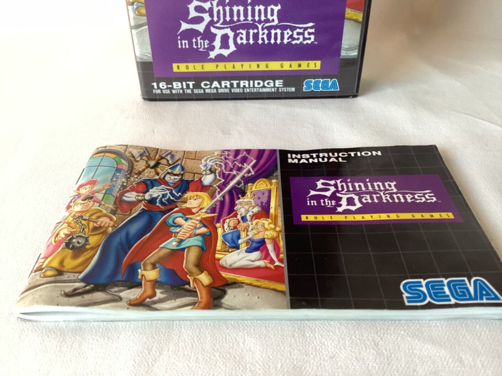 SHINING IN THE DARKNESS SEGA Mega Drive Game RPG PAL Boxed Incl manual