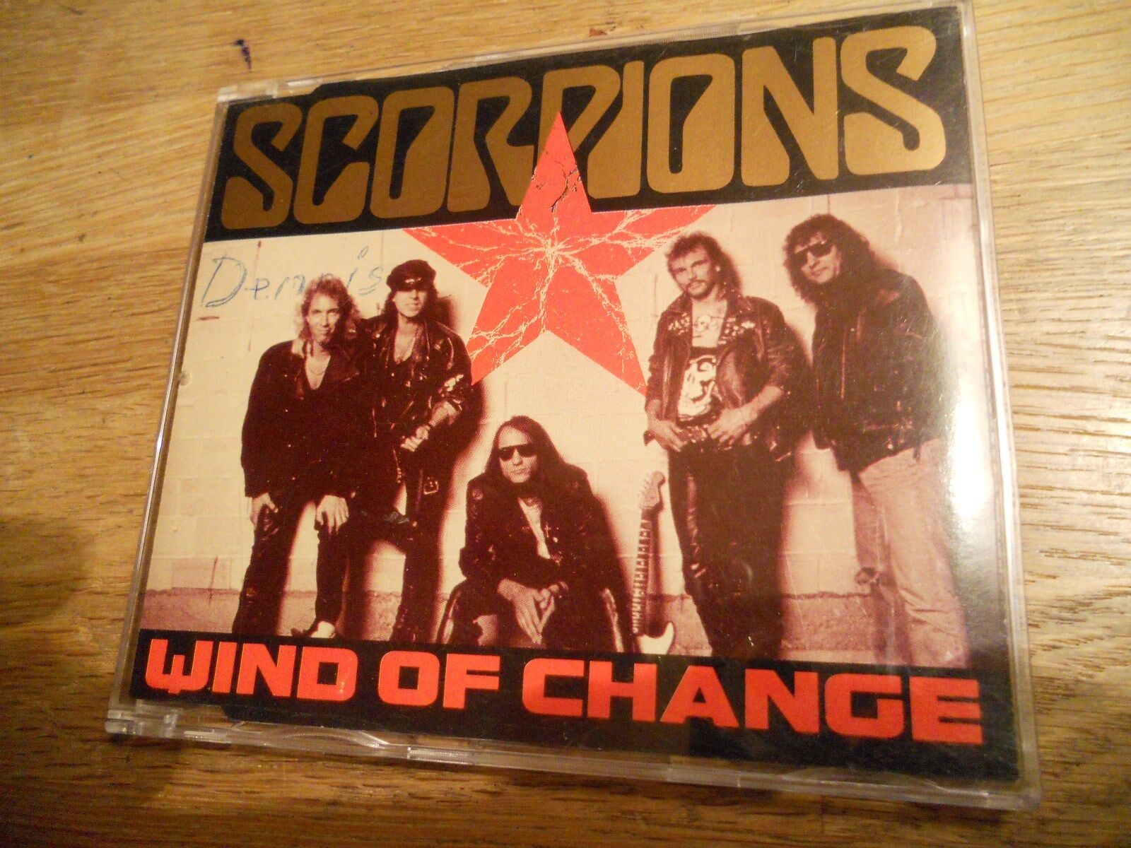 SCORPIONS WIND OF CHANGE RESTLESS NIGHTS BIG CITY NIGHTS (LIVE) 1990 CD SINGLE