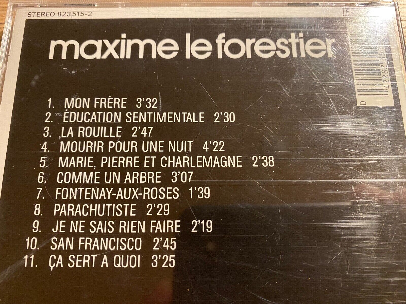 MAXIME LE FORESTIER "MON FRÈRE" 1972 CD ALBUM POLYDOR RECORDS 11 TRACK FRENCH CD