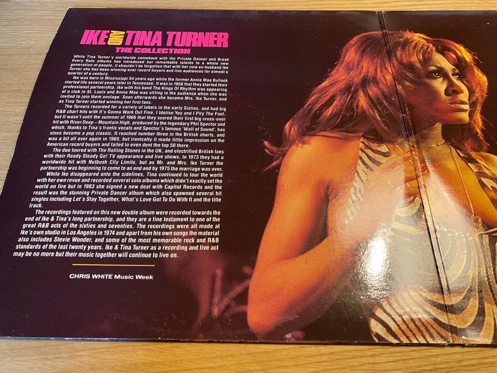 IKE  TINA TURNER "THE COLLECTION" 1987 20 TRACKS UK PRESS 2 X LP CASTLE UK 2LP