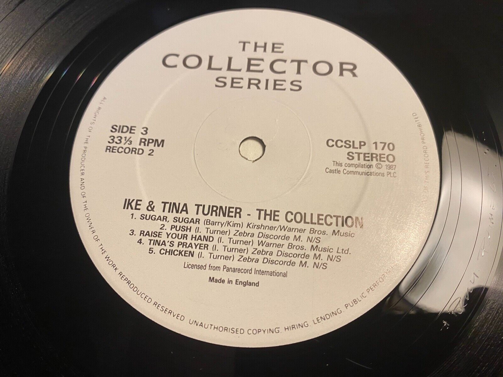 IKE  TINA TURNER "THE COLLECTION" 1987 20 TRACKS UK PRESS 2 X LP CASTLE UK 2LP