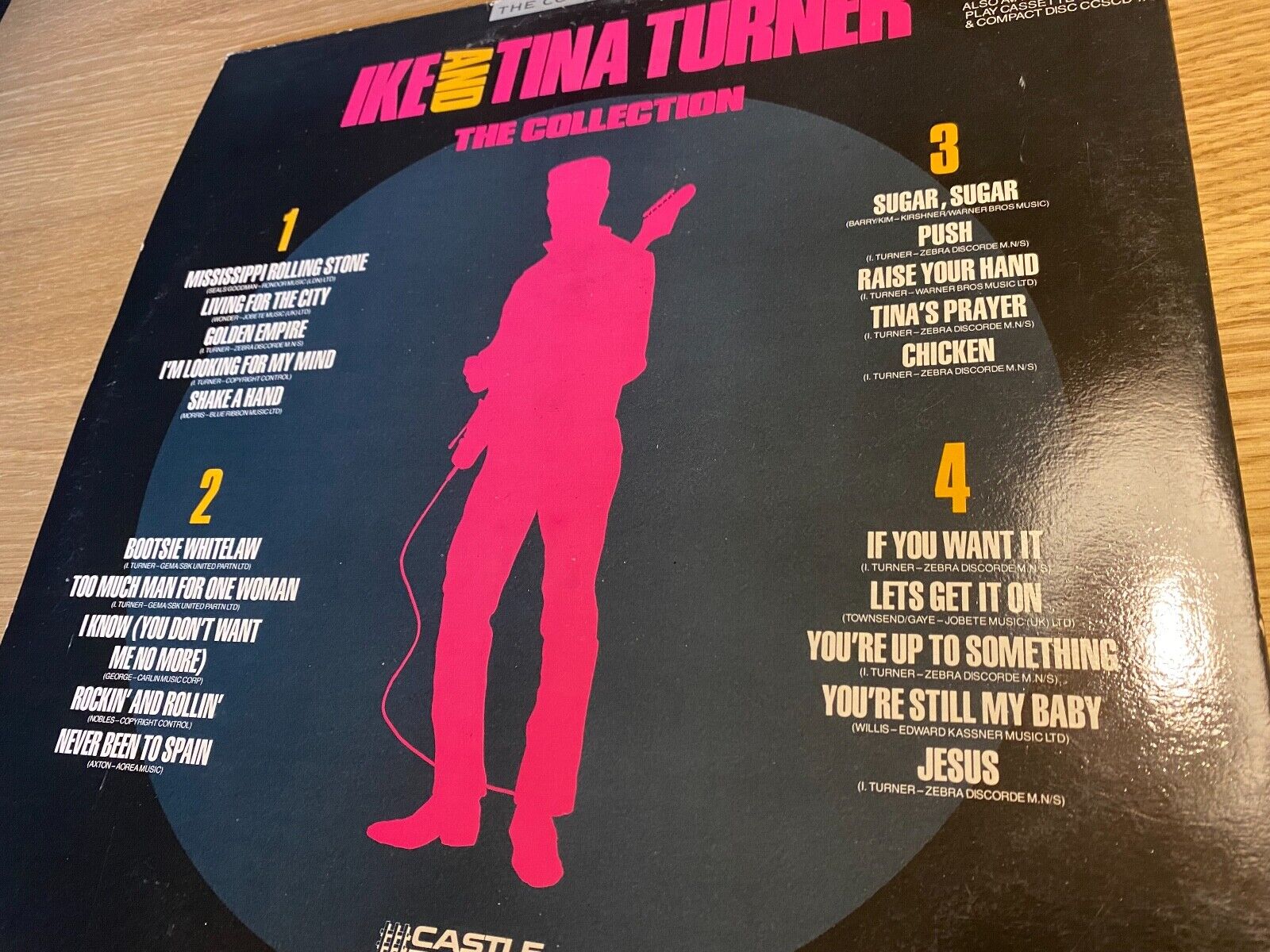 IKE  TINA TURNER "THE COLLECTION" 1987 20 TRACKS UK PRESS 2 X LP CASTLE UK 2LP