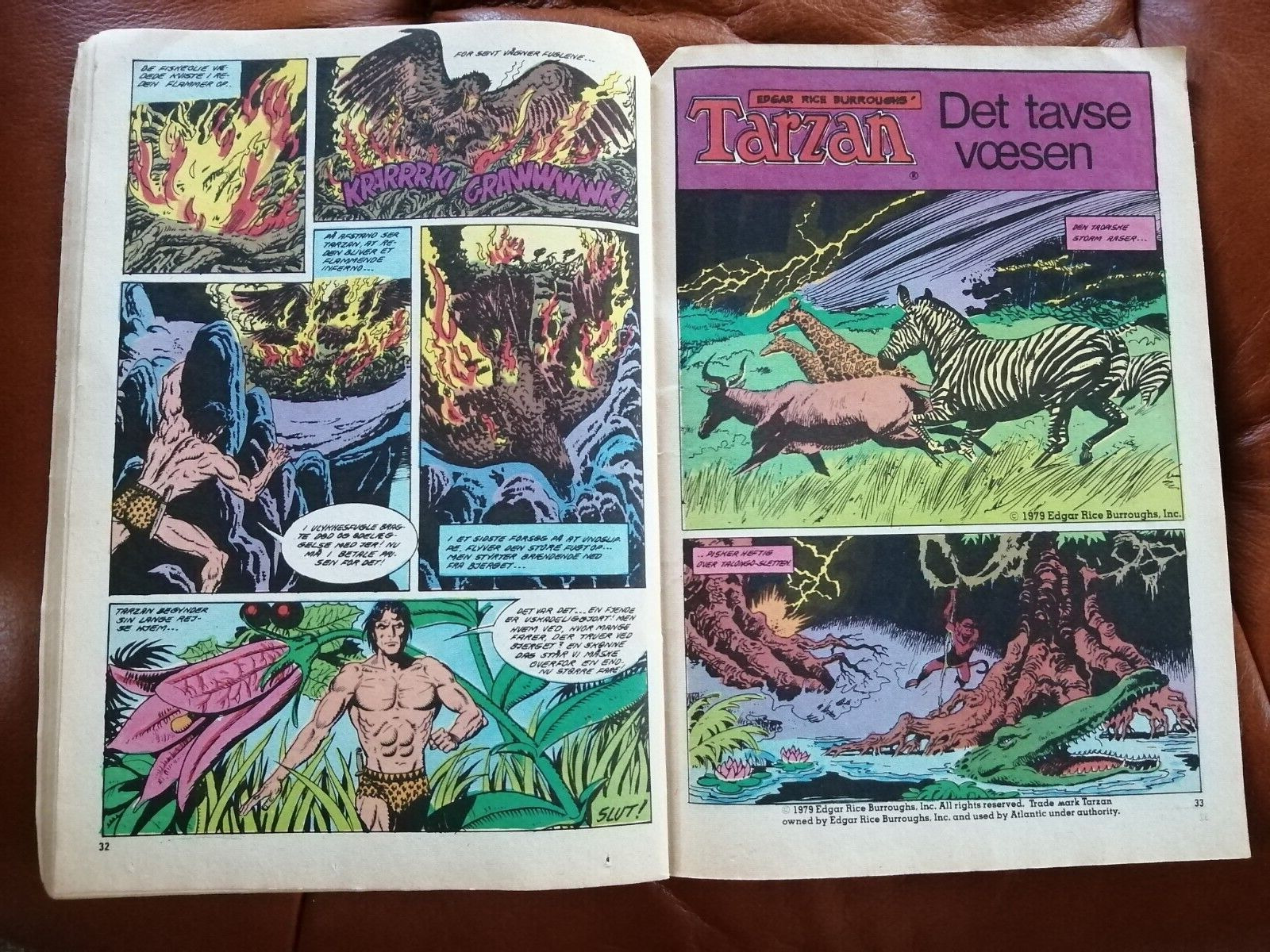 Danish comic magazineTARZAN no 32  1979