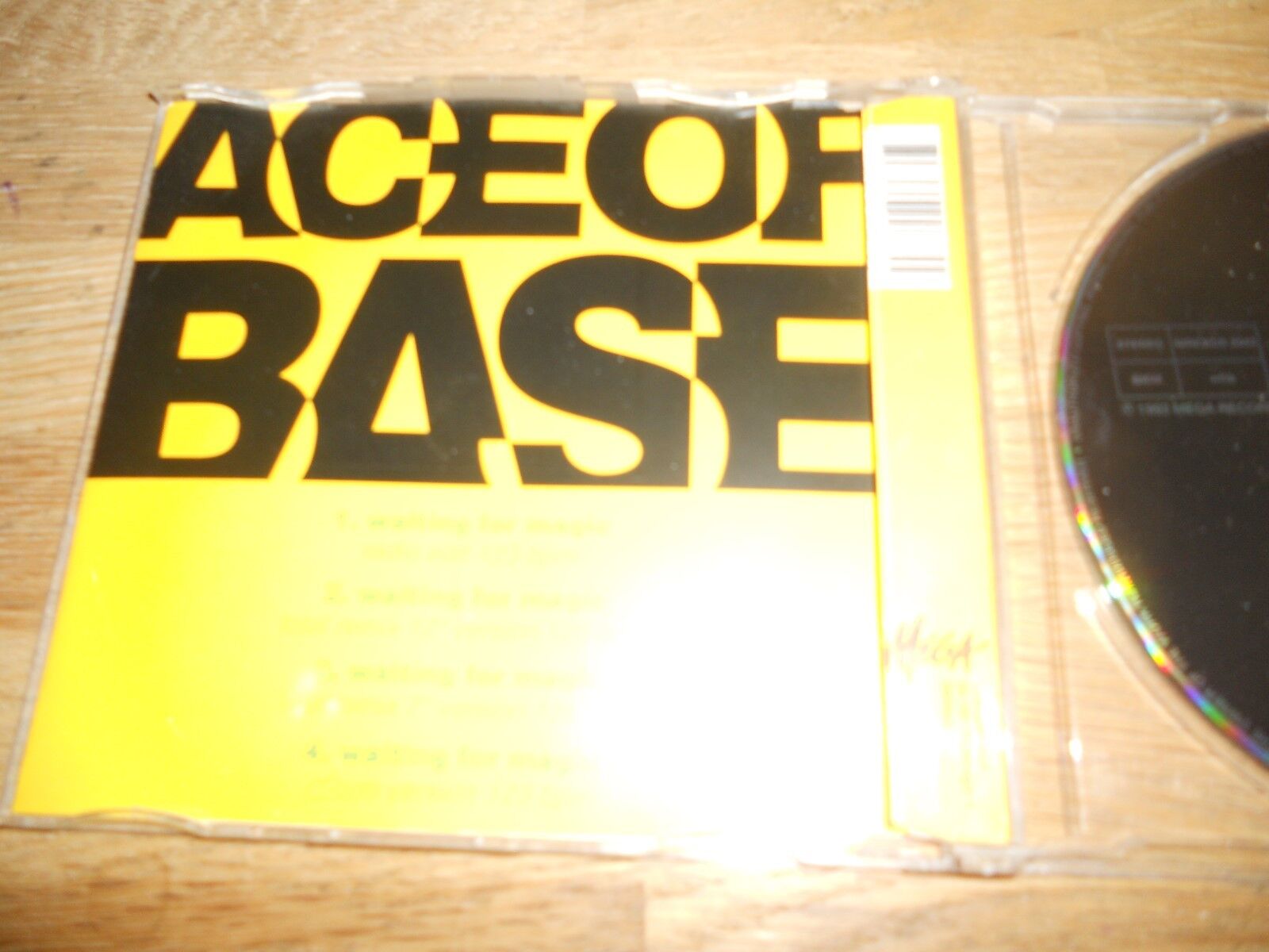 ACE OF BASE "WAITING FOR MAGIC" 4 TRACKS CD SINGLE MEGA RECORDS 1993 DENMARK NCB