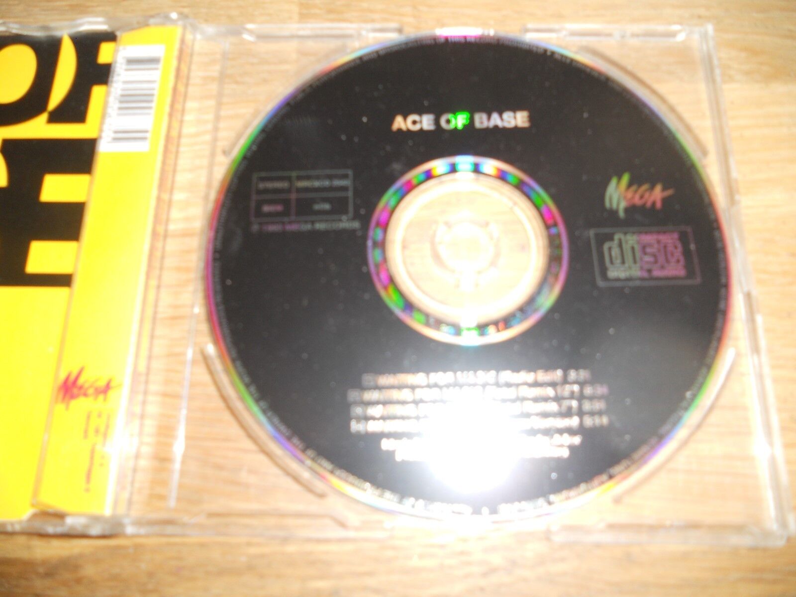 ACE OF BASE "WAITING FOR MAGIC" 4 TRACKS CD SINGLE MEGA RECORDS 1993 DENMARK NCB