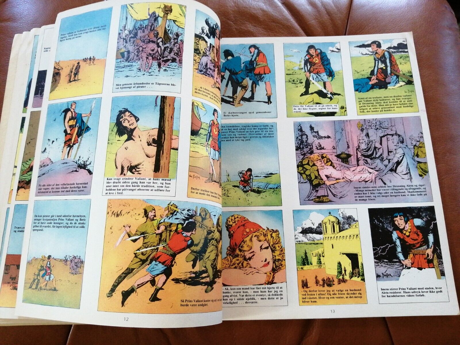 Danish comic book"Prins Valiant Aleta"No 10 Harold RFoster1977