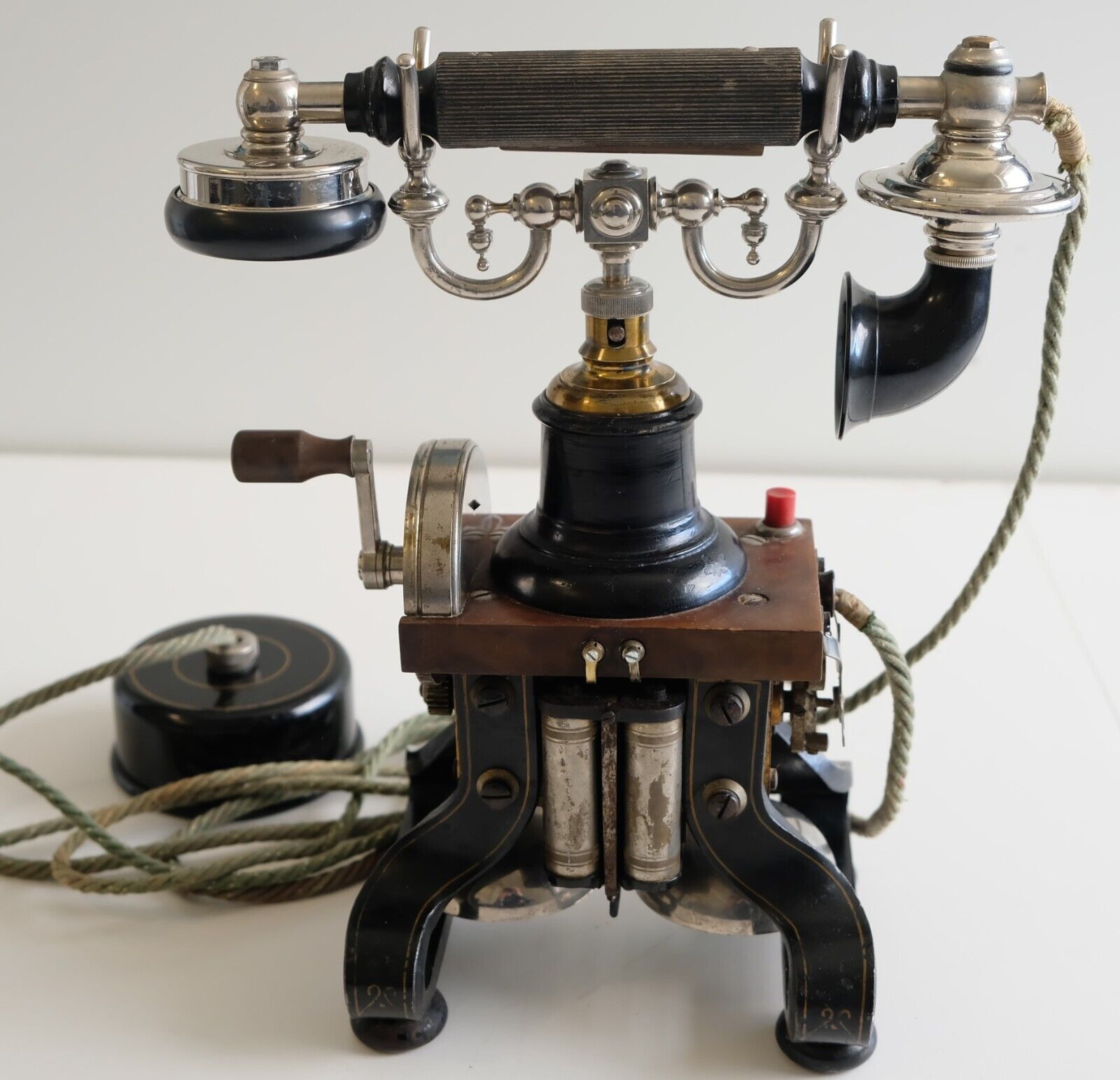 Original LM Ericsson Desk Telephone "Skeleton" or "Eiffel Tower" ca 1895