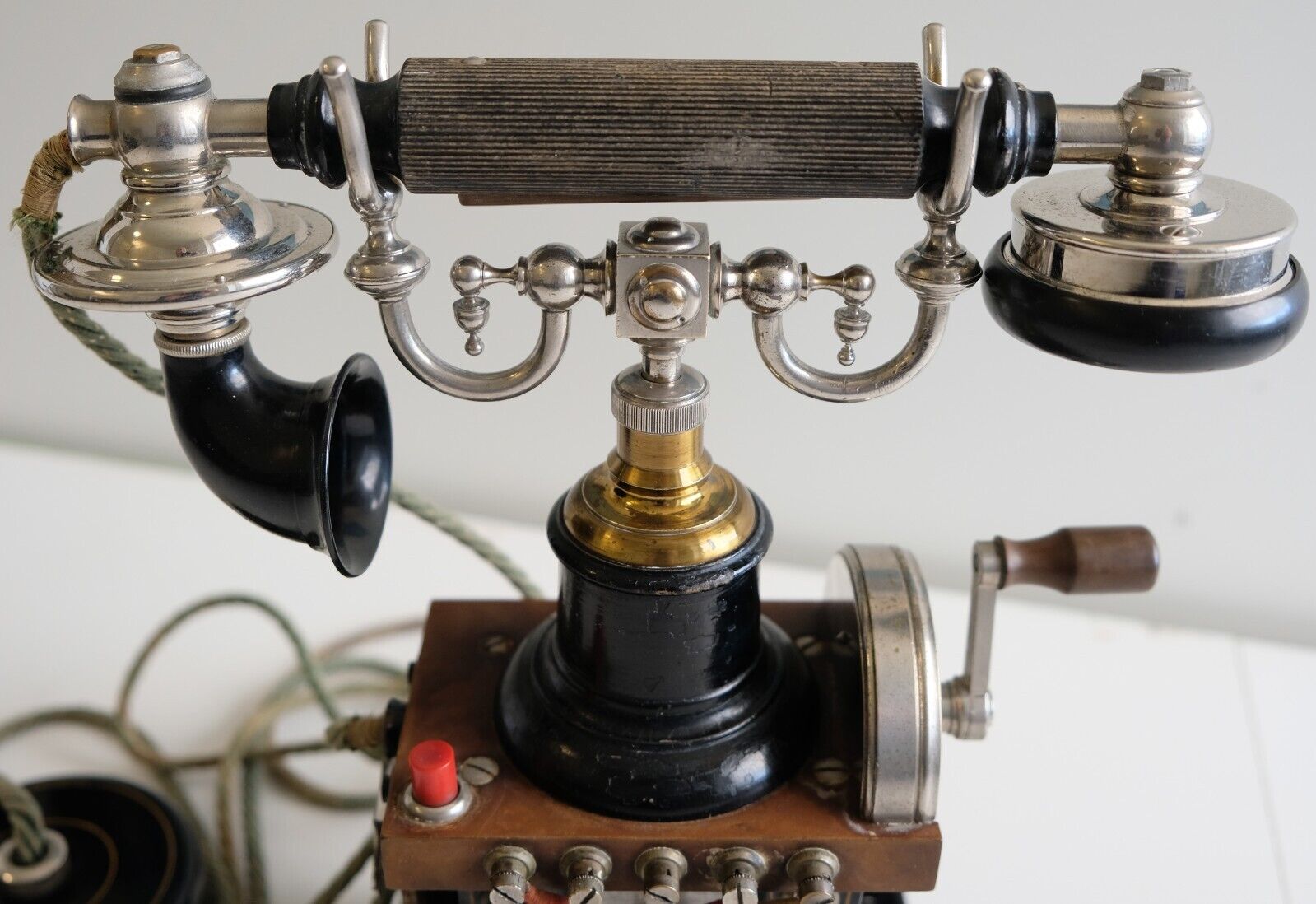 Original LM Ericsson Desk Telephone "Skeleton" or "Eiffel Tower" ca 1895