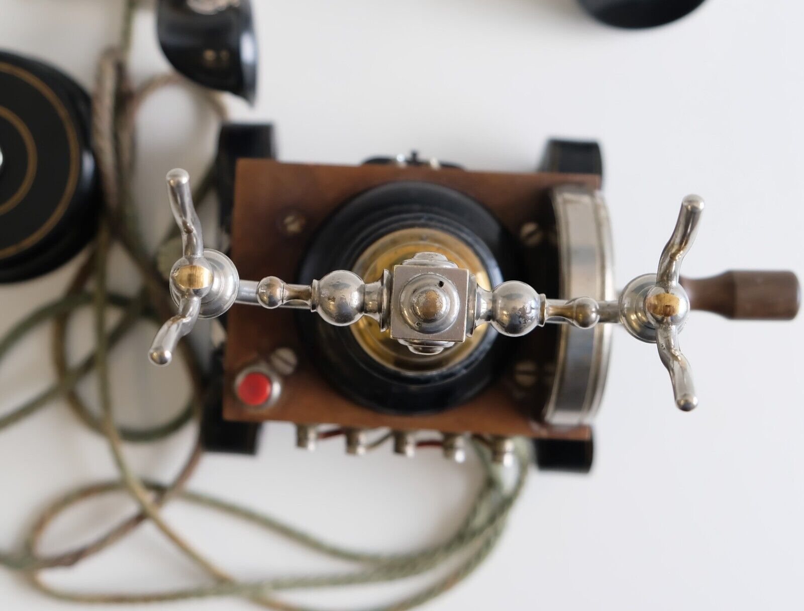 Original LM Ericsson Desk Telephone "Skeleton" or "Eiffel Tower" ca 1895