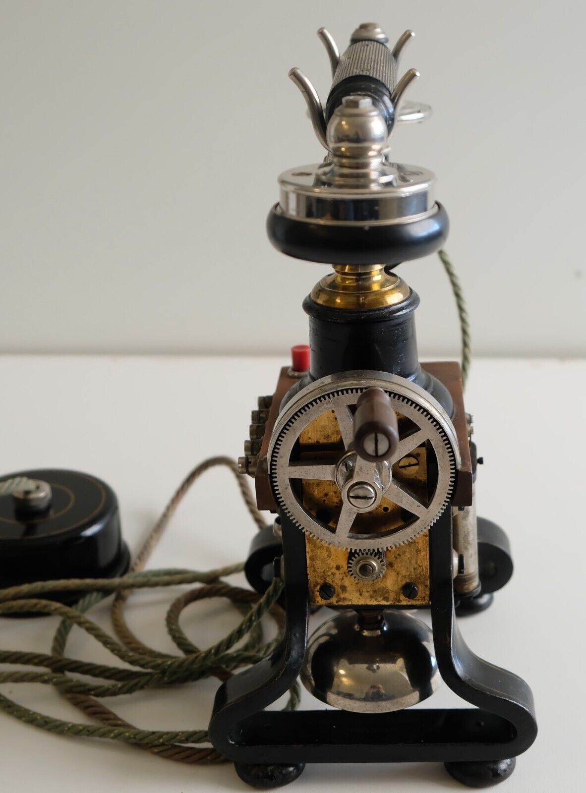 Original LM Ericsson Desk Telephone "Skeleton" or "Eiffel Tower" ca 1895