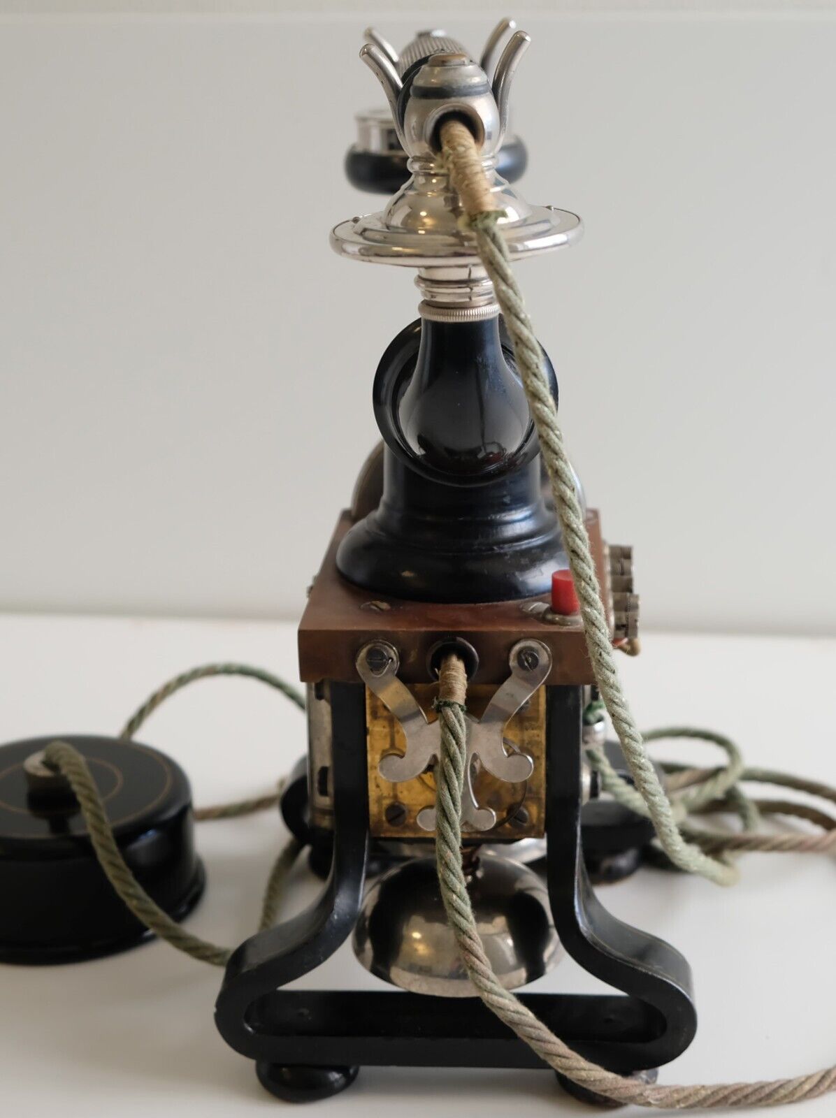 Original LM Ericsson Desk Telephone "Skeleton" or "Eiffel Tower" ca 1895