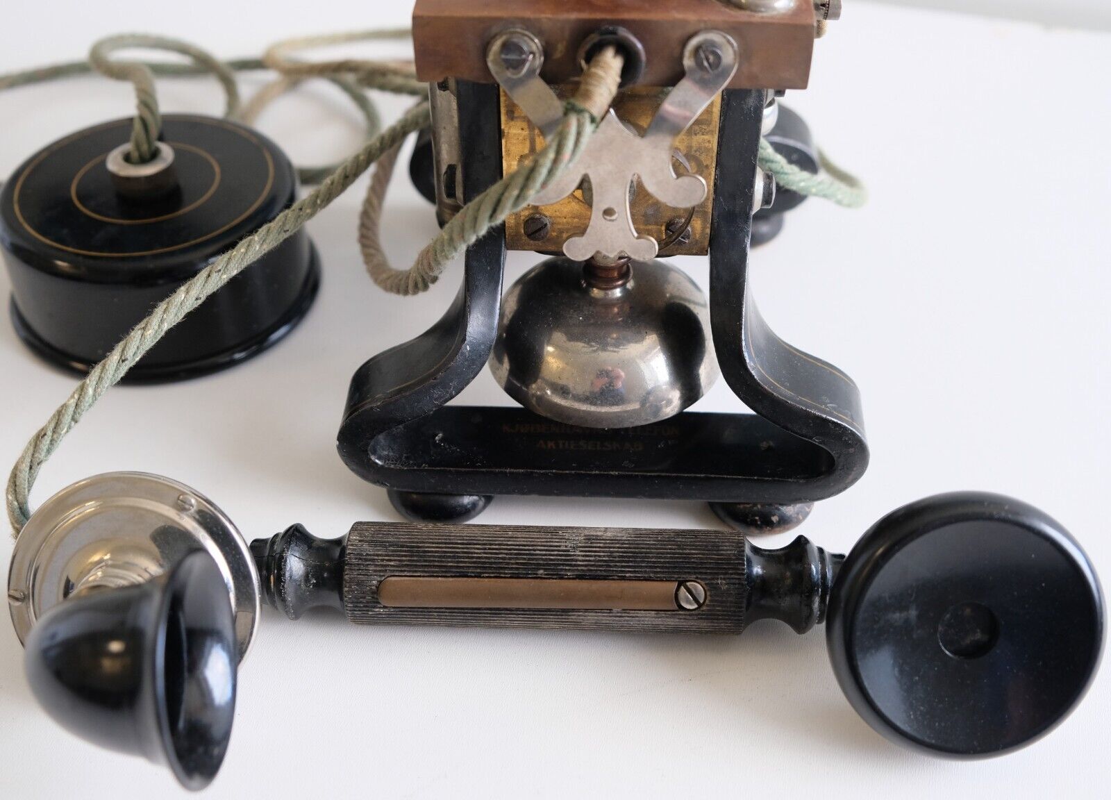 Original LM Ericsson Desk Telephone "Skeleton" or "Eiffel Tower" ca 1895