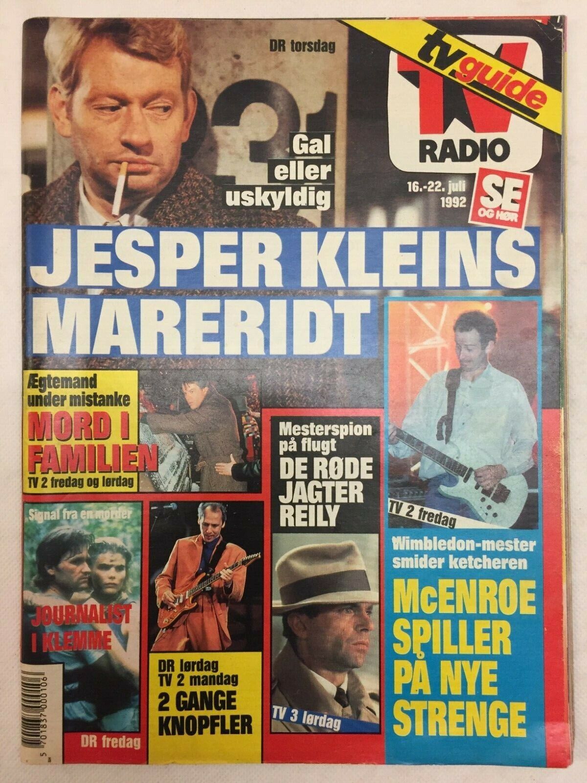 Michael Jackson Gentofte Denmark Concert Vtg Danish Magazine 1992 "Se og Hoer"