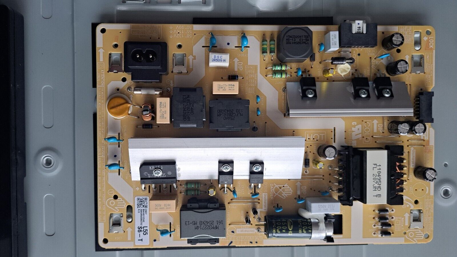 samsung tv UE50TU8005KXXC power supply board