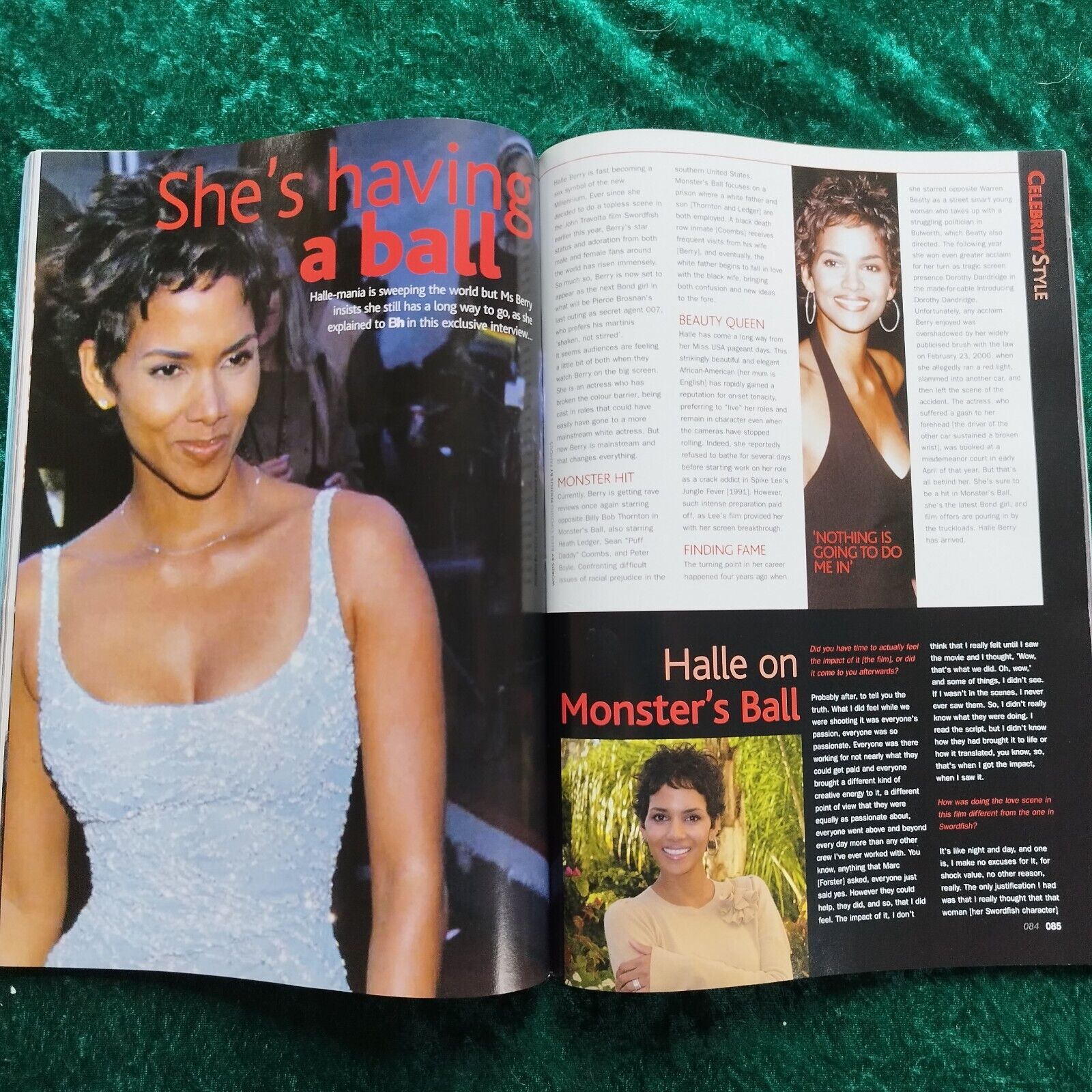 Black Hair Magazine : Halle Berry Mary JBlige  June 2002 issue