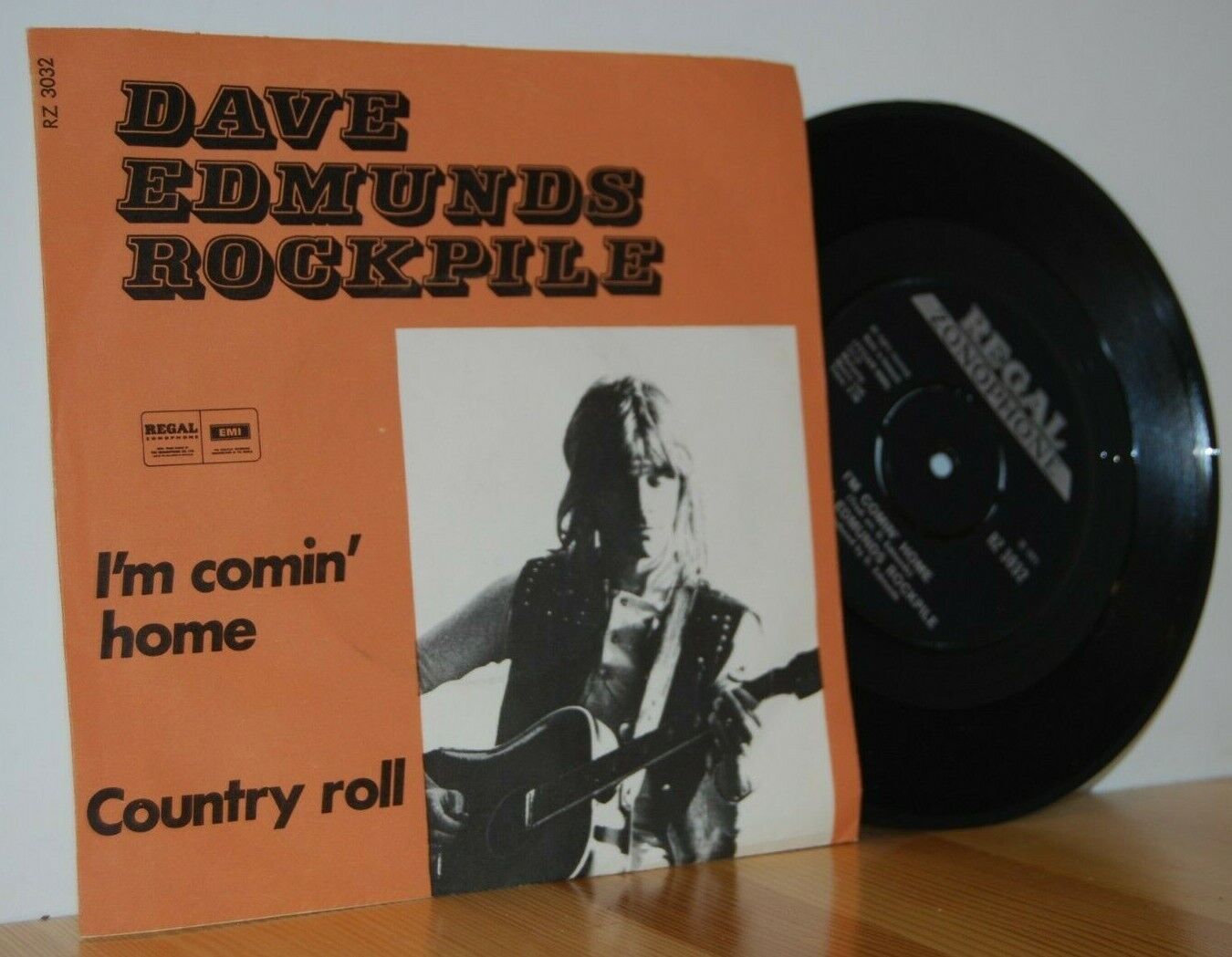 DAVE EDMUNDS ROCKPILE I'm Coming Home Picture Sleeve 45 PS REGAL