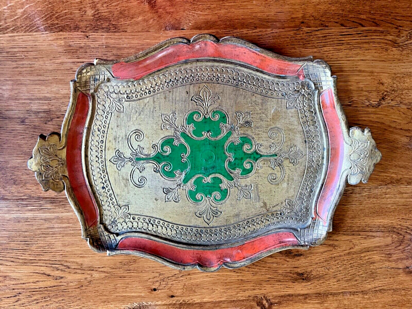 Florentine Tray Wooden Hand Painted