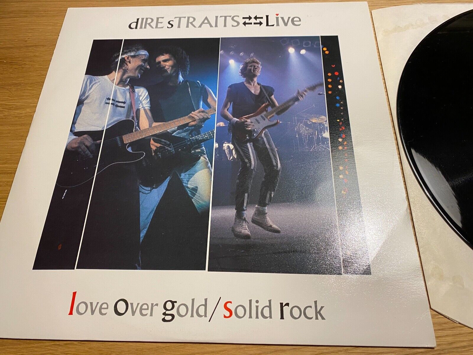 DIRE STRAITS "LOVE OVER GOLD / SOLID ROCK" 1984 UK PRESS 12" VERTIGO RECORDS**