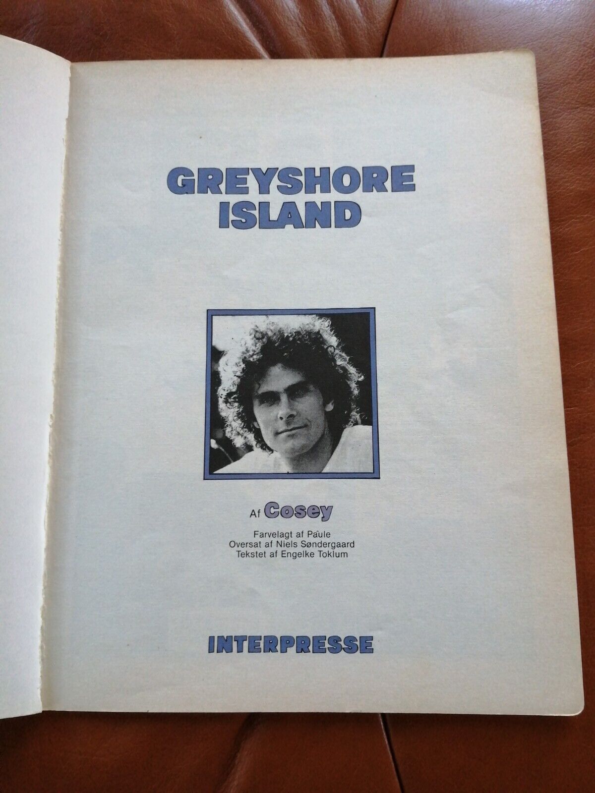 Danish comic Greyshore IslandJonathan1st ed ex-library1986