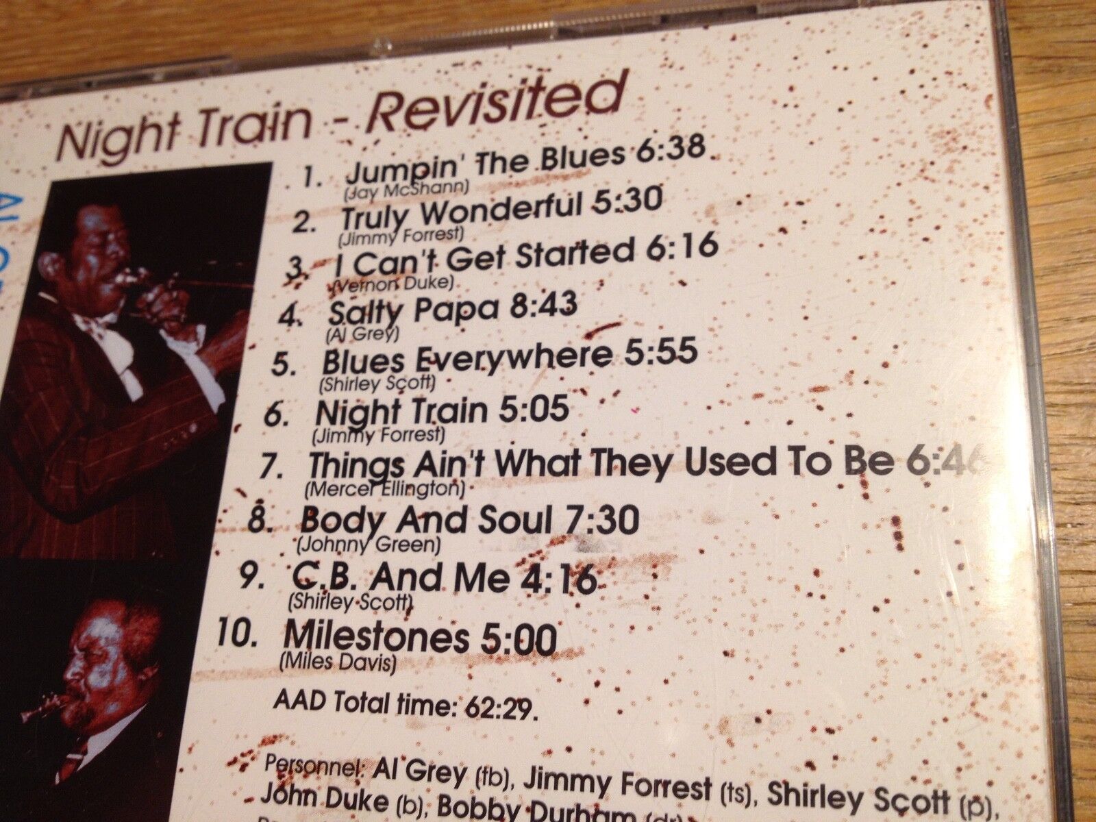 AL GREY - JIMMY FORREST QUNITET "NIGHT TRAIN -REVISITED" STORYVILLE RECORDS 1999