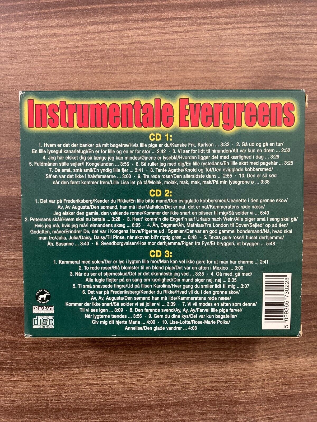 Rico Kvintetten – Instrumentale Evergreens Dansemusik Til En Glad Aften 3xCD NM