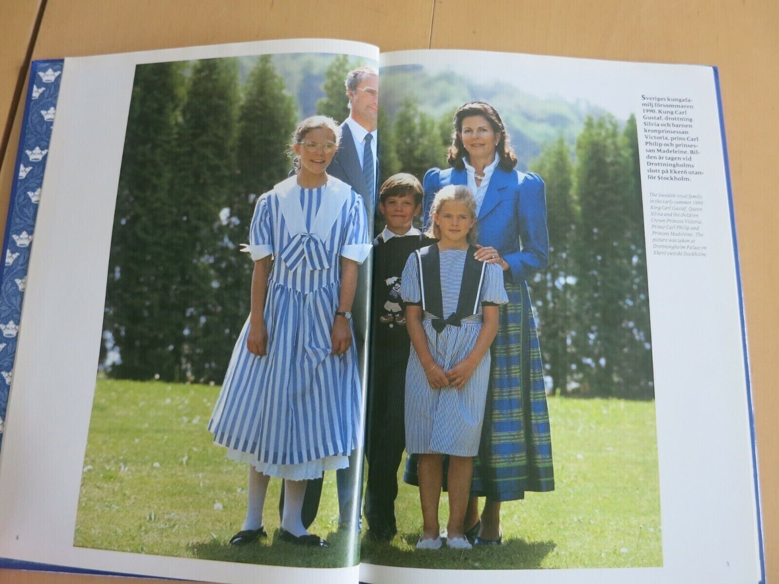 Queen SILVIA King CARL GUSTAF Princess VICTORIA MADELEINE PHILIP ROYAL Bog66