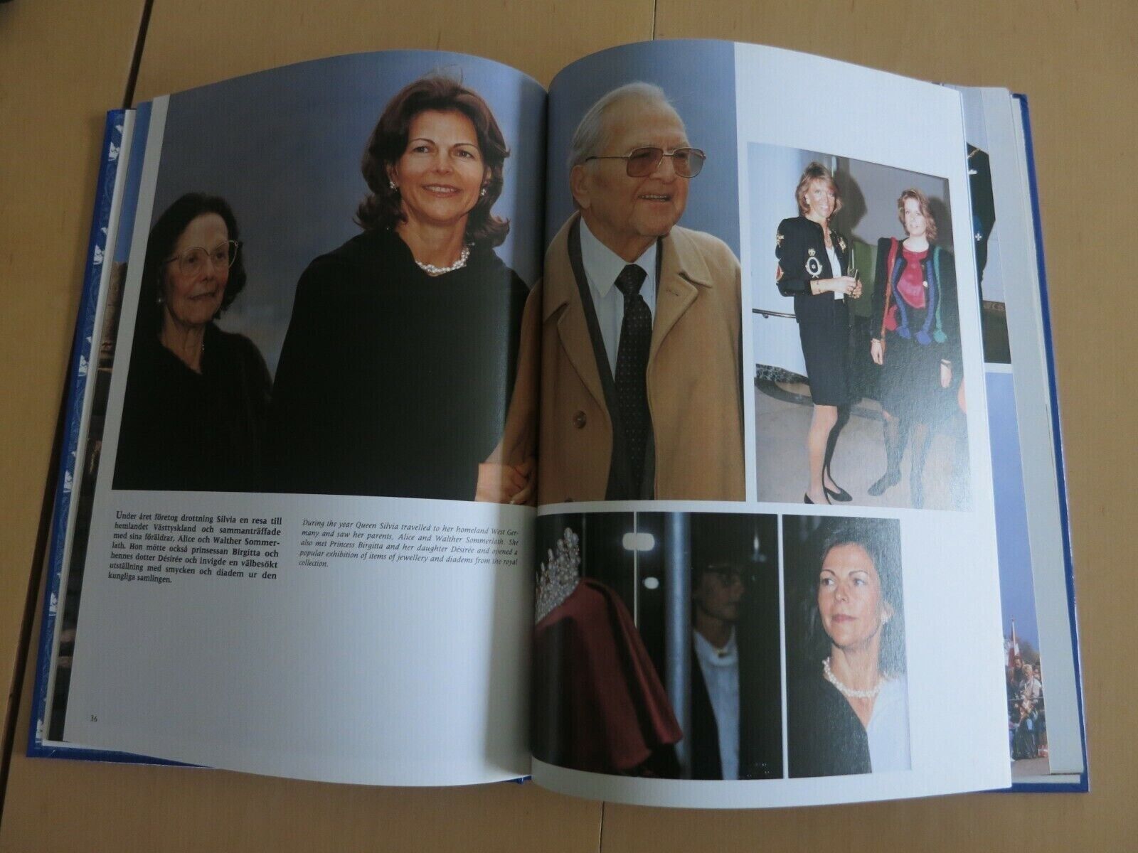 Queen SILVIA King CARL GUSTAF Princess VICTORIA MADELEINE PHILIP ROYAL Bog66