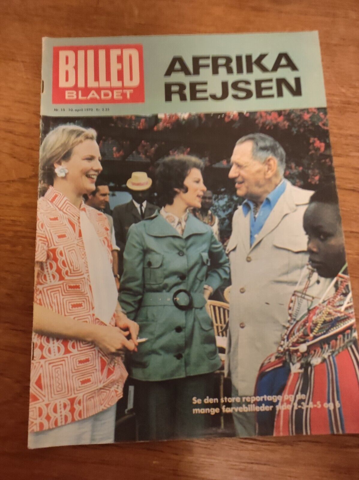 KING FREDERIK Queen Anne-Marie MARGRETHE INGRID Royal 1970 Danish Magazine BB117