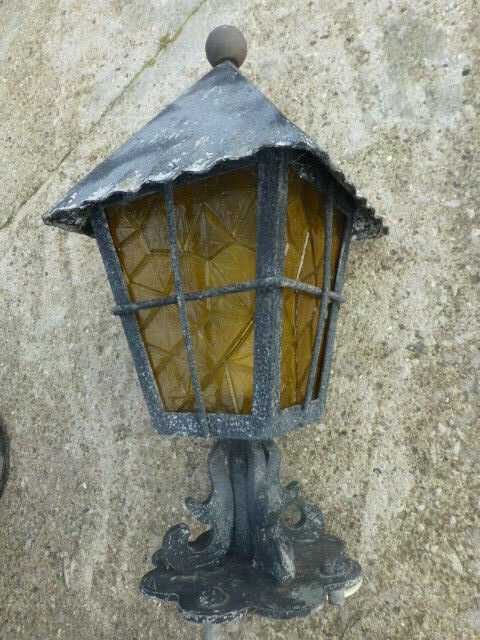 Wrought Iron Lamp for Mast