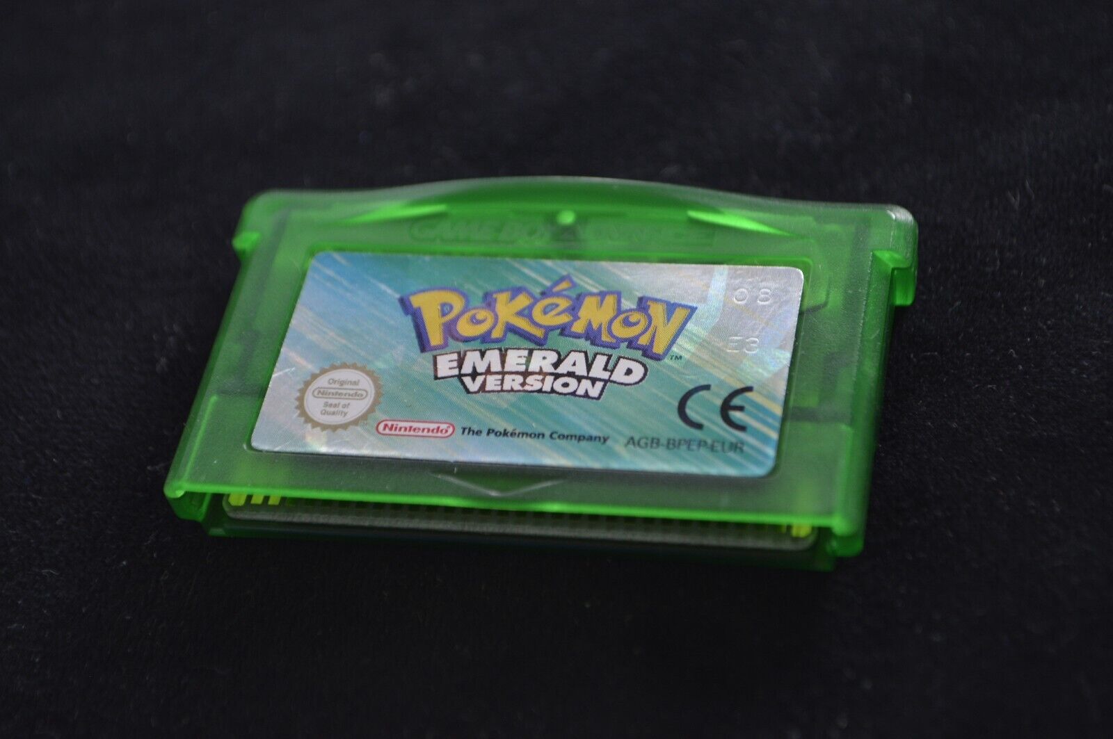 Pokemon Emerald CIB Nintendo 2004 English DRY BATTERIES AUTHENTIC  NM+