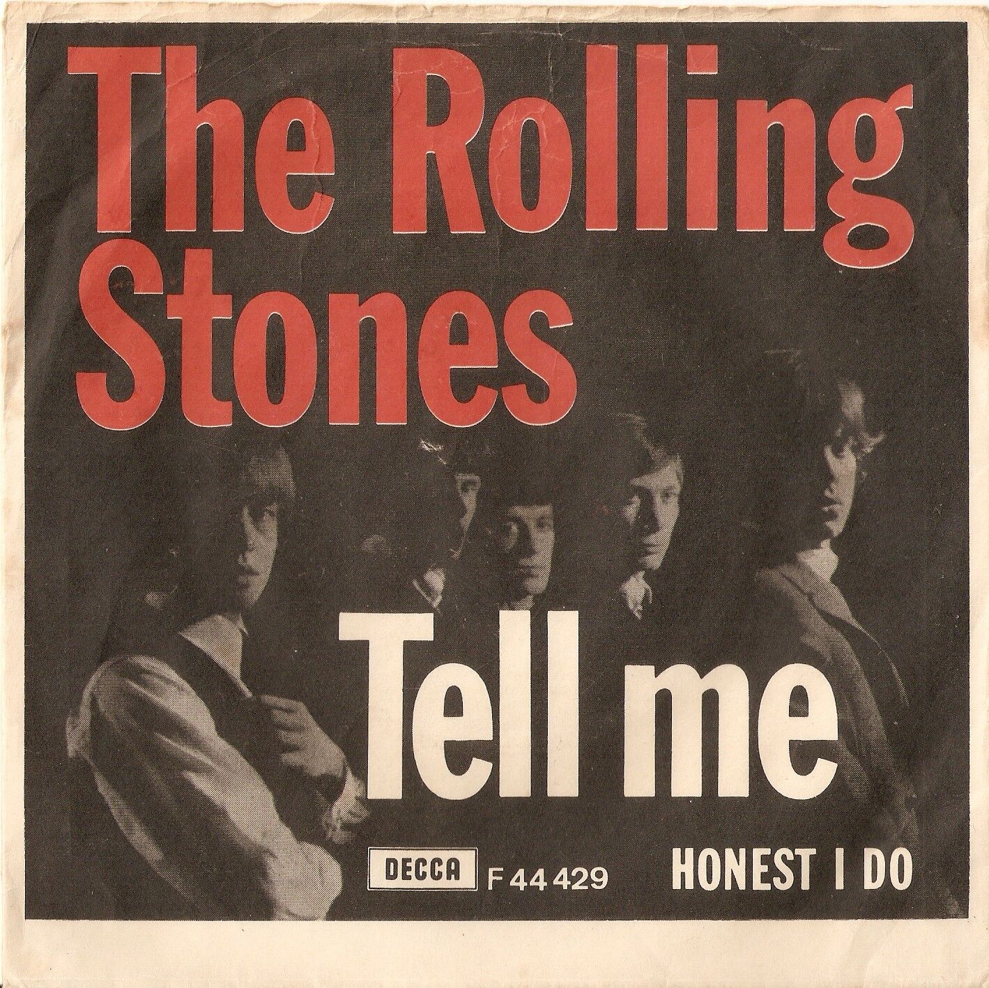 THE ROLLING STONES TELL ME  HONEST I DO DANISH PICTURE SLEEVE 1964 MOD BEAT RB