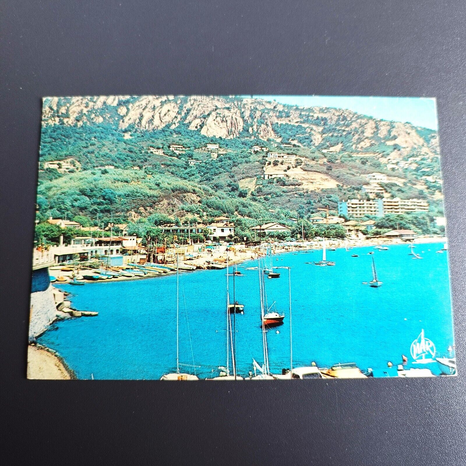 France Vintage postcard Agay La Côte d' Azur 1982