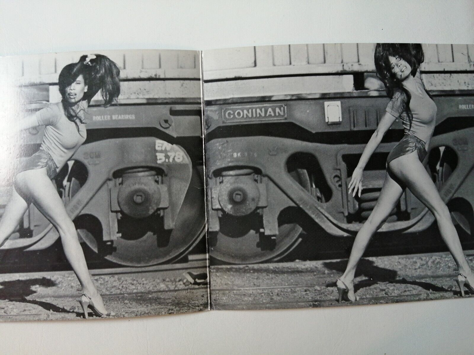 Vintage  English  model comp card from 1970s/1980sMichelle Martin