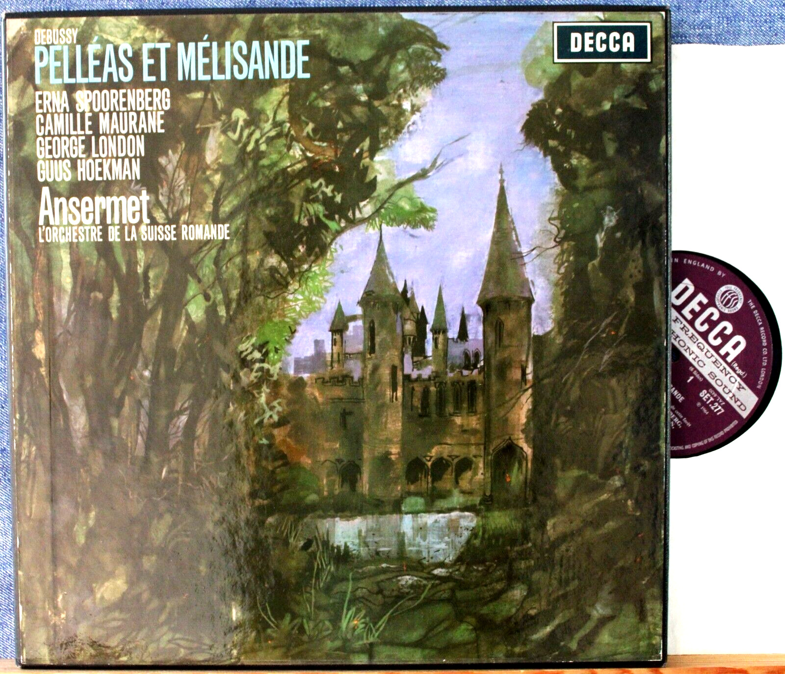 Ansermet Debussy (Pelleas et Melisande) Decca SET 277-9 (3) Box wb NM