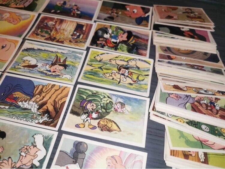 COMPLETE SET 1949 RICH'S COFFEE DANISH WALT DISNEY PINOCCHIO TRADING CARDS