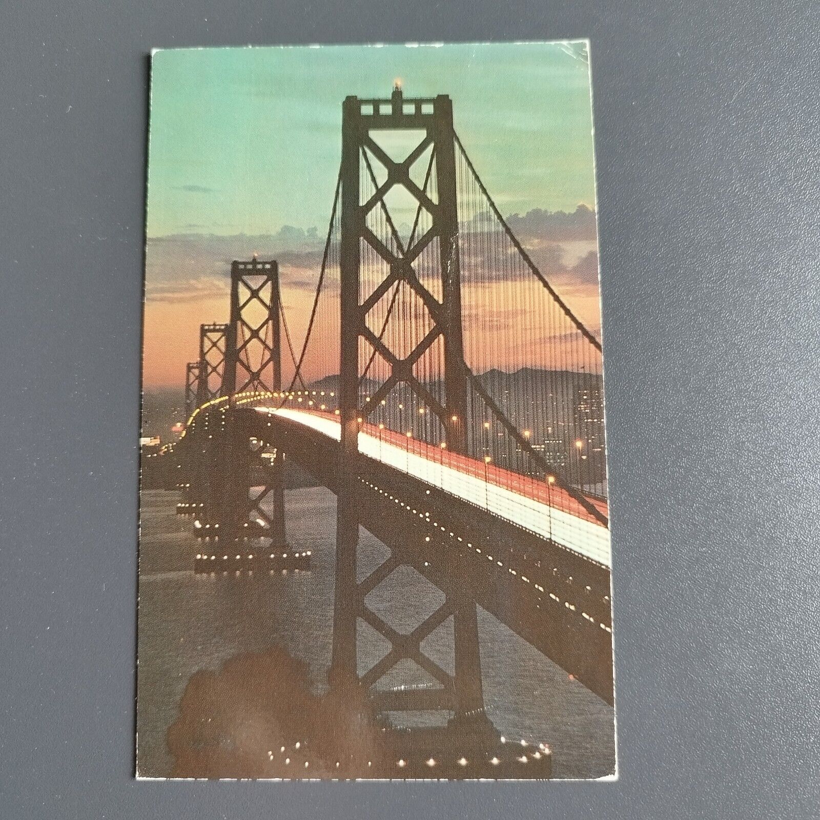 Postcard California San Francisco-Oakland Bay Bridge 1969