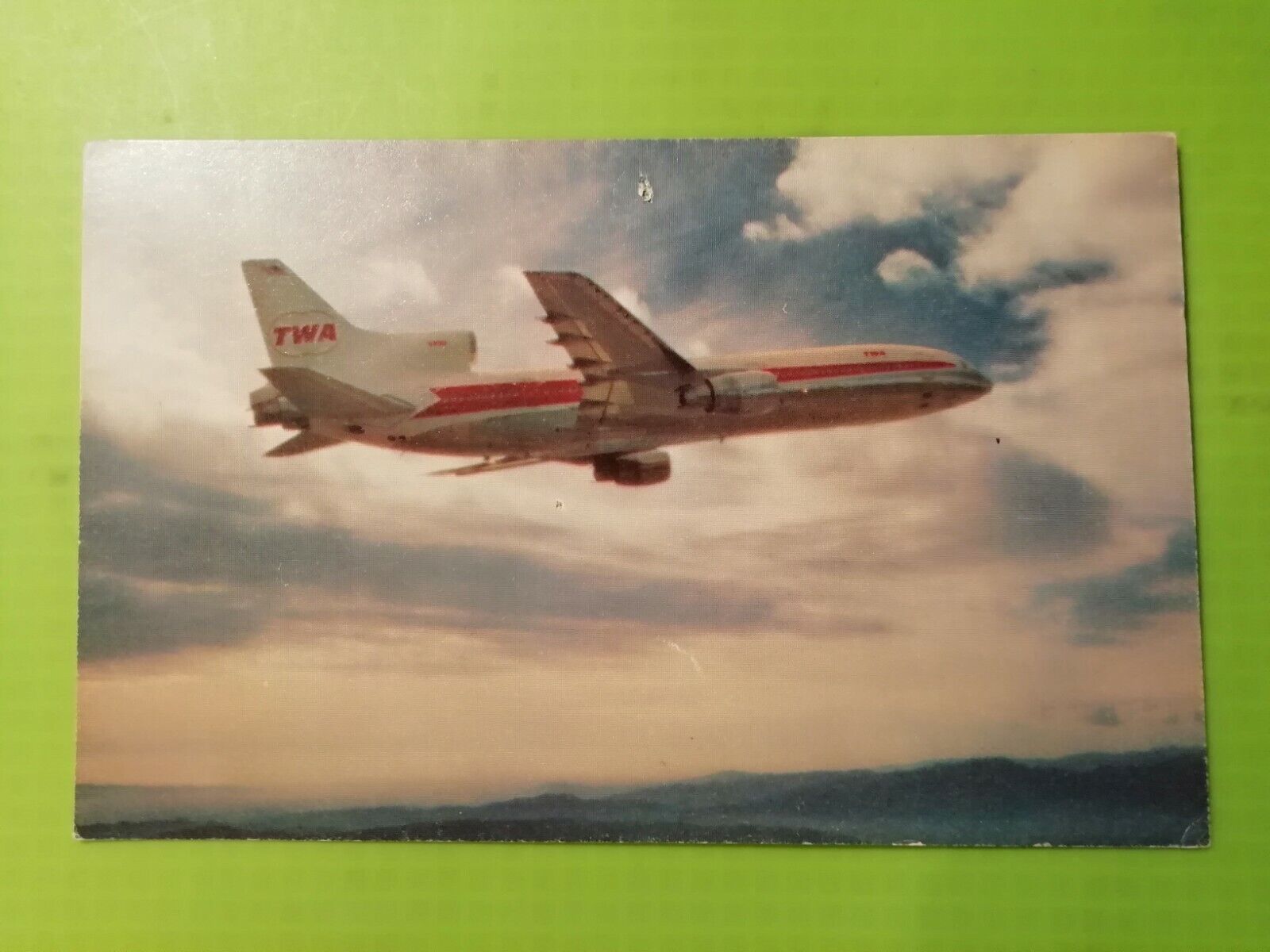 Aviation Postcard TWA L-1011 Unused postcard