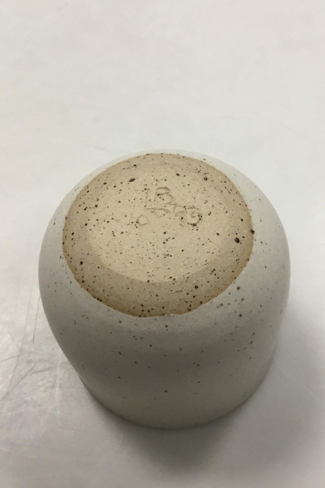 Danish Unknown White Stoneware Vase