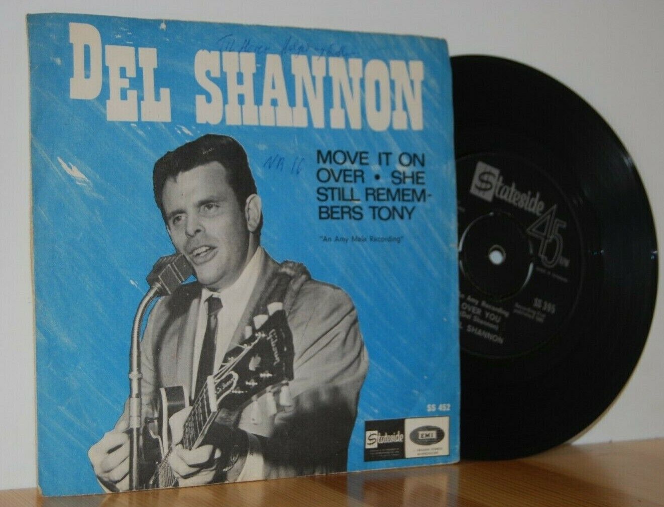 DEL SHANNON Move It On Over 45 7'' vinyl NCB