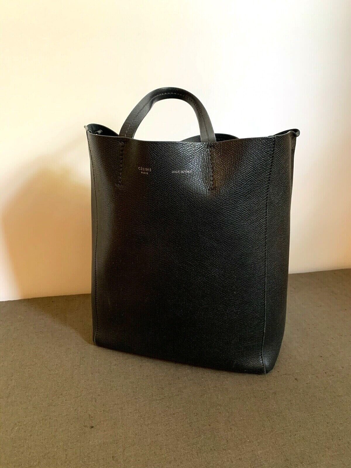 Celine Phoebe Philo Small Cabas Calfskin Black