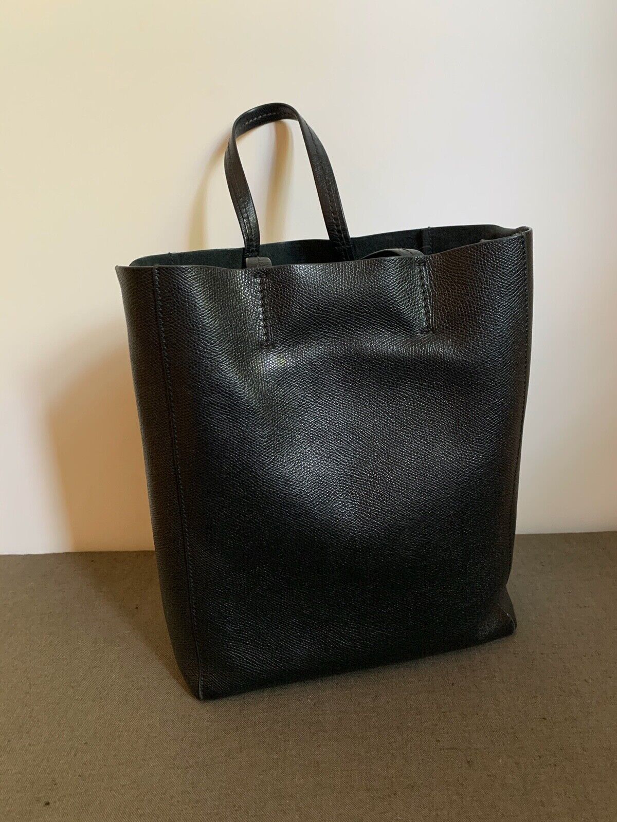 Celine Phoebe Philo Small Cabas Calfskin Black