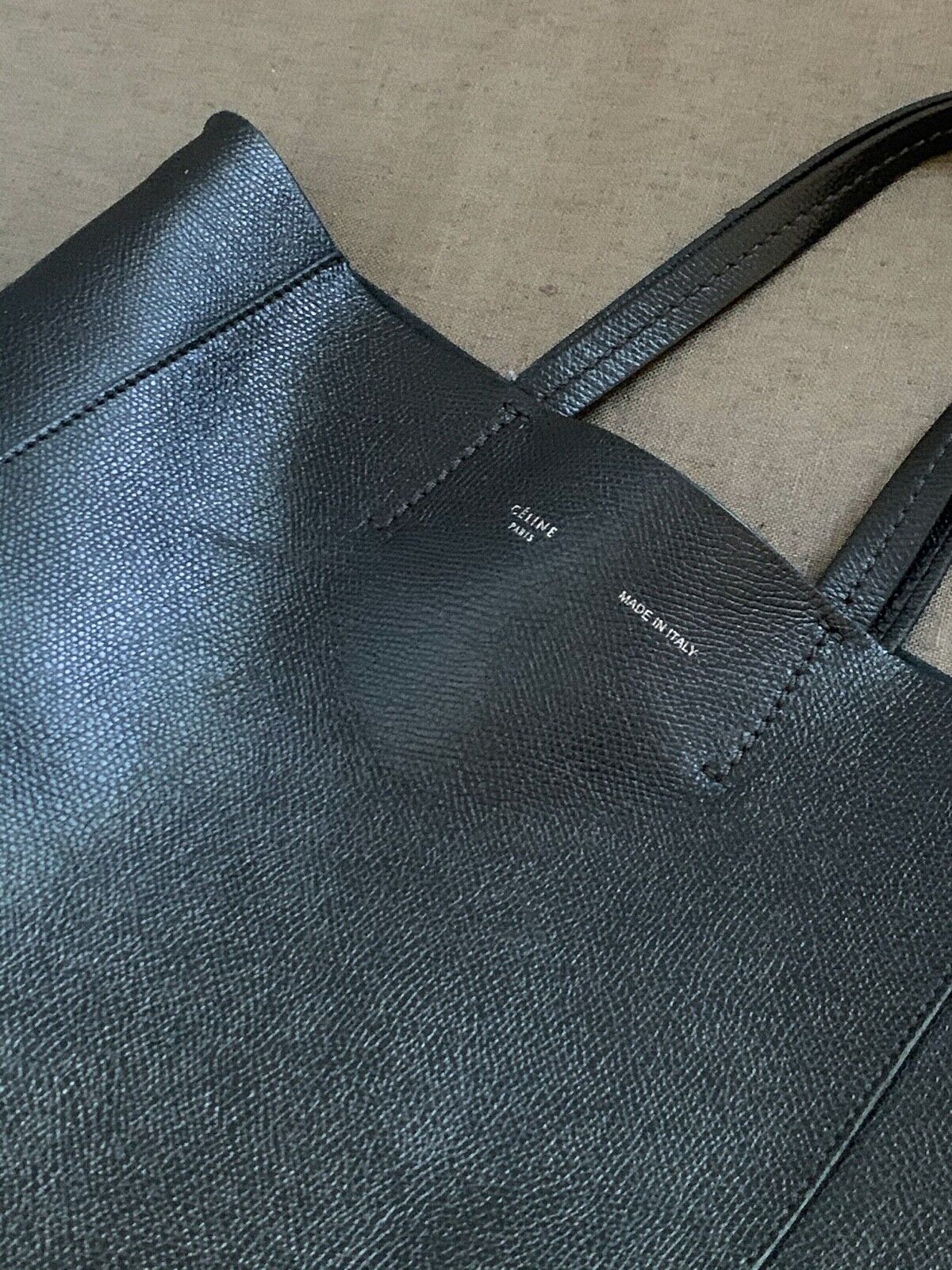 Celine Phoebe Philo Small Cabas Calfskin Black