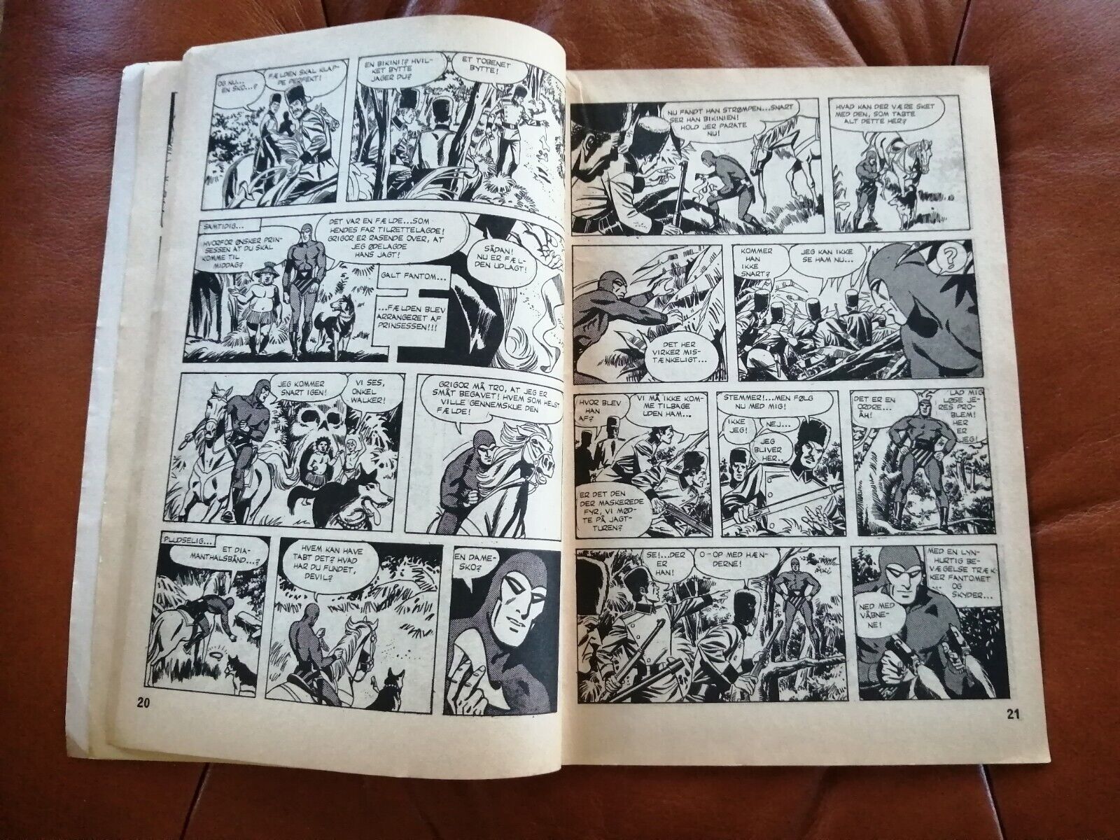 DenmarkComic magazine "FANTOMET"  The Phantom No 69  Interpresse 1976