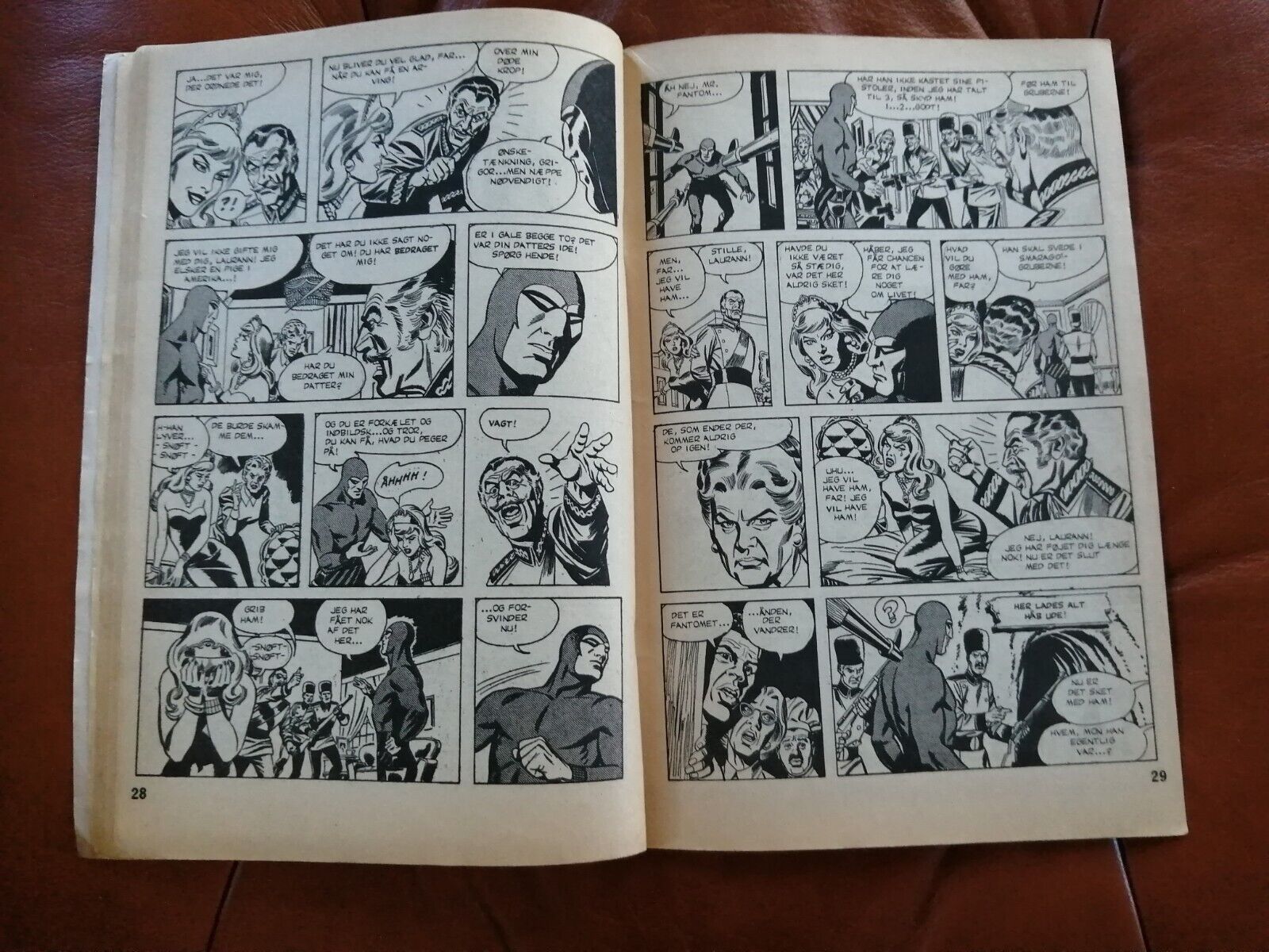 DenmarkComic magazine "FANTOMET"  The Phantom No 69  Interpresse 1976