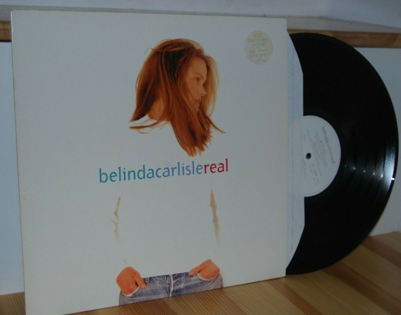 BELINDA CARLISLE Real LP ORIGINAL 1993 Virgin Vinyl LP