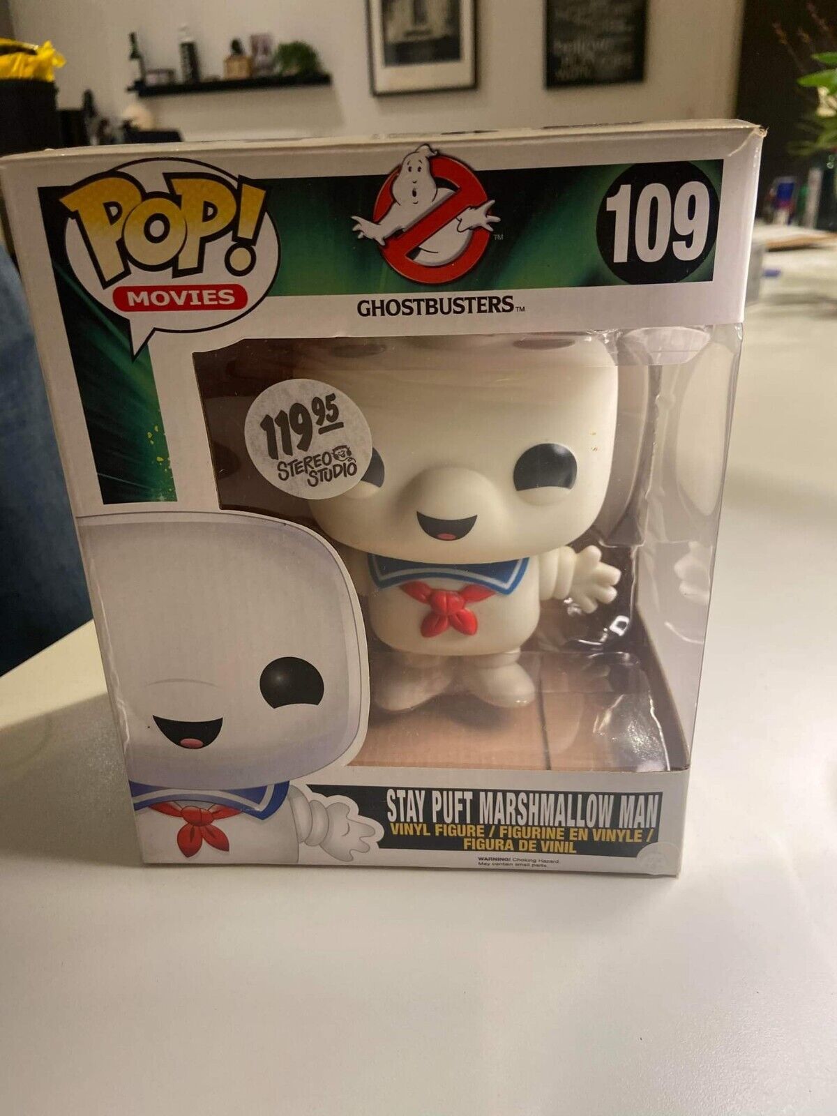 funko pop stay puft marshmallow man #109