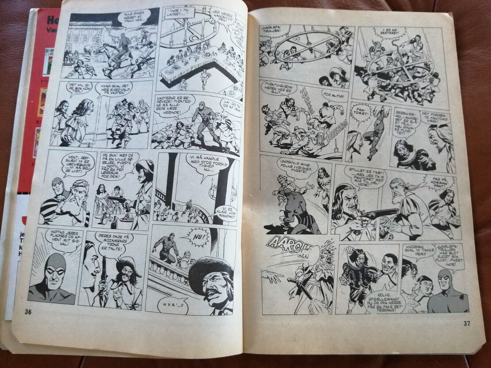 DenmarkComic magazine "FANTOMET"  The Phantom No 254 Interpresse 1984