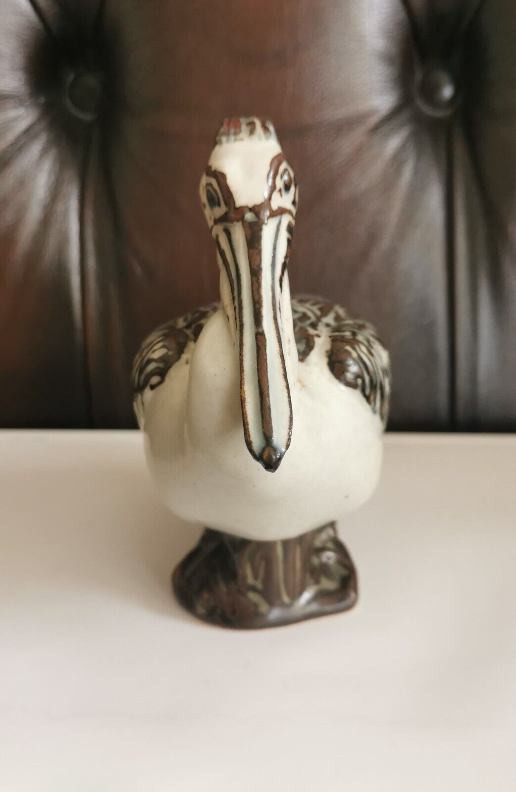 Royal Copenhagen Figurine Stoneware Pelican 243 Grut 22296 Bird Factory First