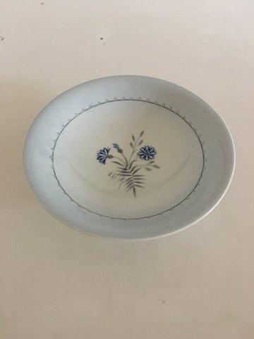 Bing  Grondahl Demeter / Blue Cornflower Footed Cake Dish No 206