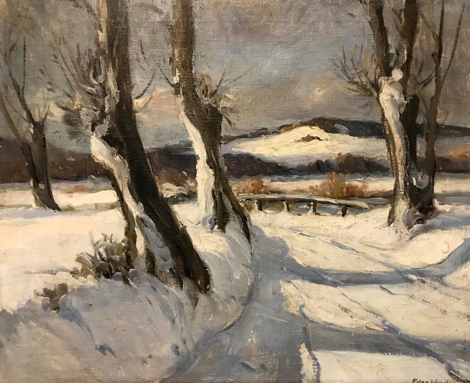 Eiler Løndal (1887-1971): WINTER SUN